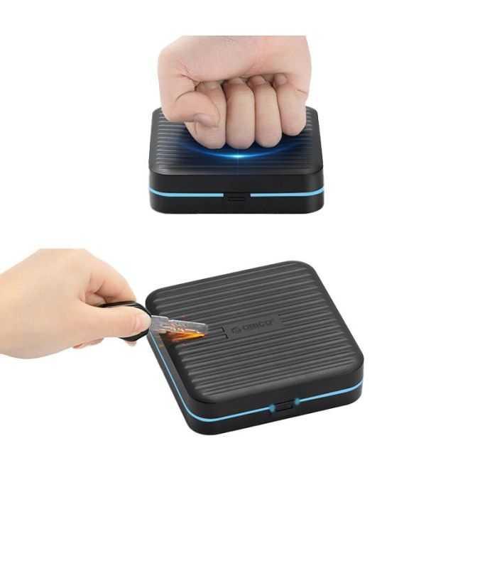 Cutie Protectie 10x Card Sd 6x Card Microsd 2x Compactflash 110x114x30mm Neagra Orico Pscd 5 Bk