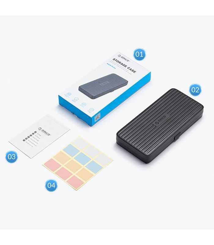 Cutie Protectie 8x Card Sd 26x Card Microsd Neagra Orico Mscd 1 Bk 170x80x24mm