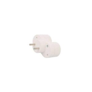 D.3802 Conector AC supply splitter Layout 2P Type round white 16A PAWBOL