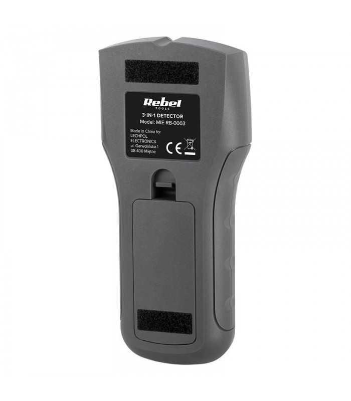 detector 3in1 rebel detectare metal profile de lemn in perete 1