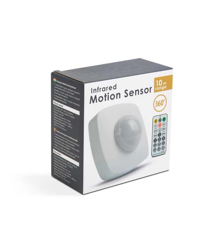 Detector De Miscare Cu Telecomanda 360 10m 2000w Ip65 Delight 18693