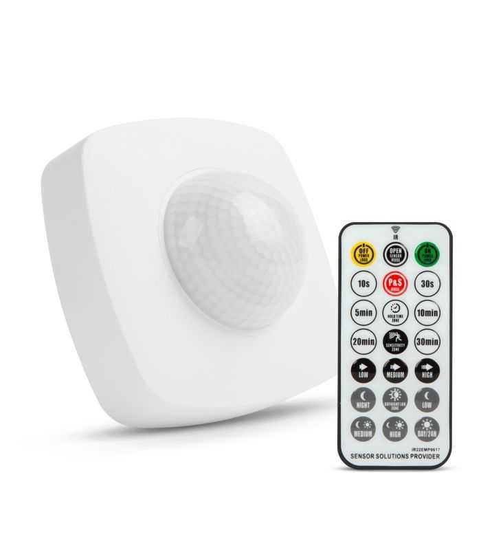 Detector de miscare cu telecomanda 360 10m 2000W - IP65 Delight 18693