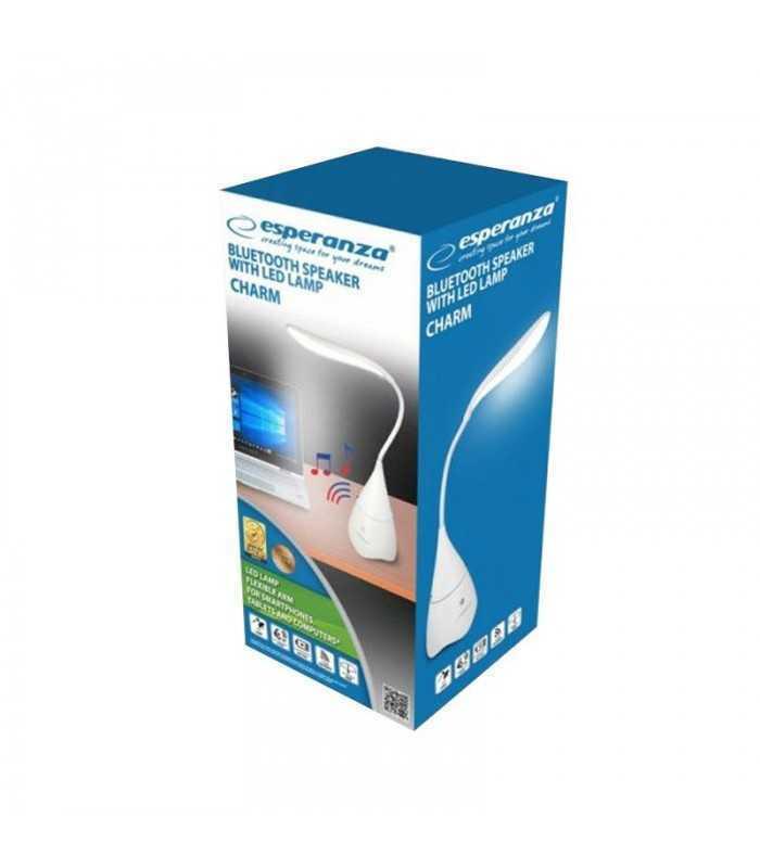 difuzor 3w bluetooth cu lampa led neagra cu acumulator li poly 1200mahcharm esperanza 1