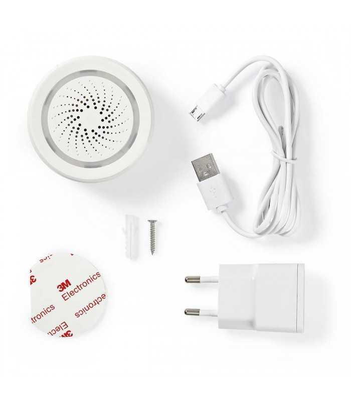 dispozitiv de alarma cu conexiune wifi 85db nedis 6