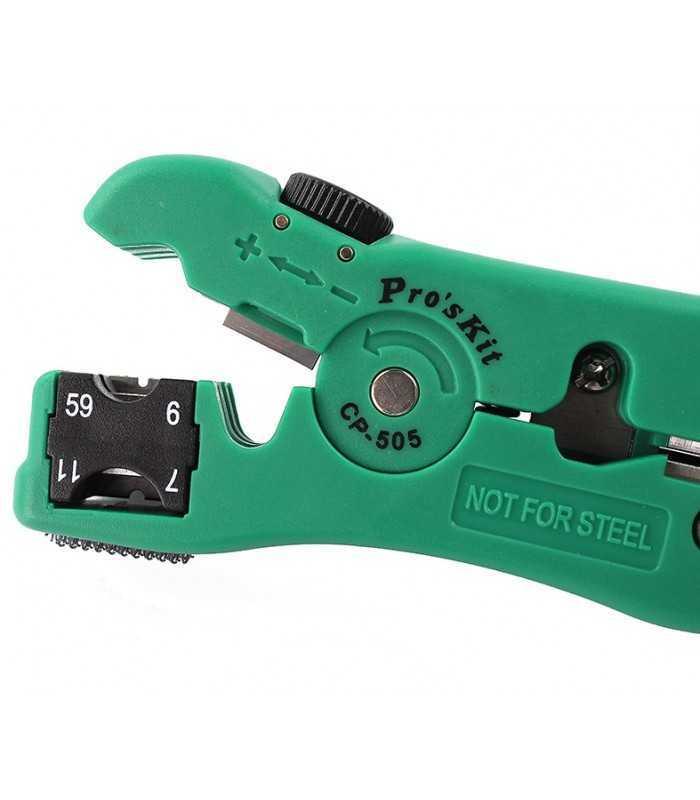 dispozitiv universal pentru dezizolat cablu utp stp rg59 6 7 11 proskit 1