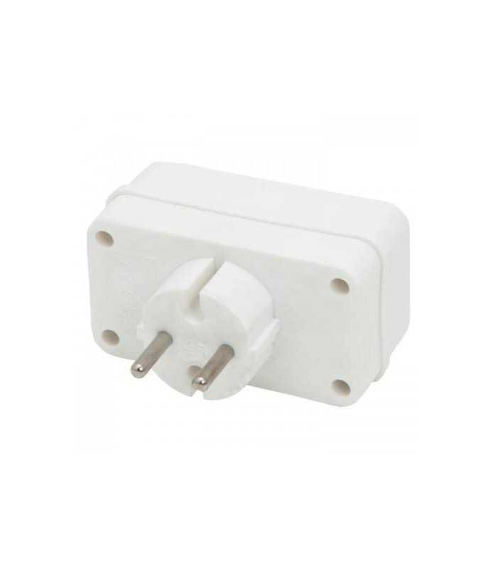distribuitor 2 simple euro si 1 shuko cu protectie 1