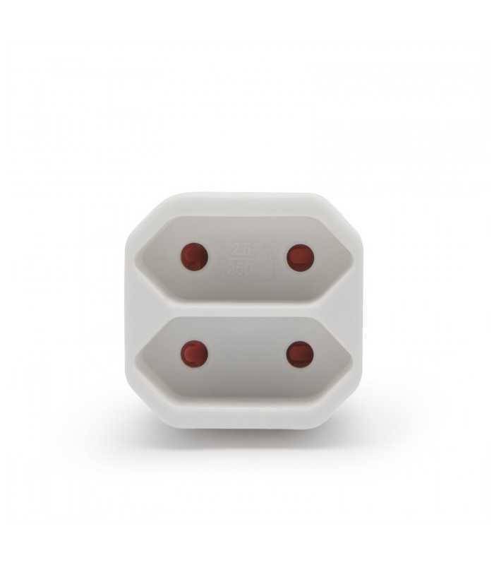 distribuitor dublu 2x euro de perete cu pamantare delight 1