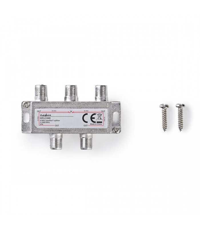 Distribuitor semnal splitter TV Nedis 4 cai 5-2400 Mhz