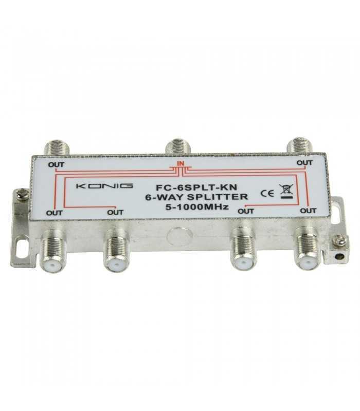 Distribuitor semnal TV 6 cai 862 Mhz Konig
