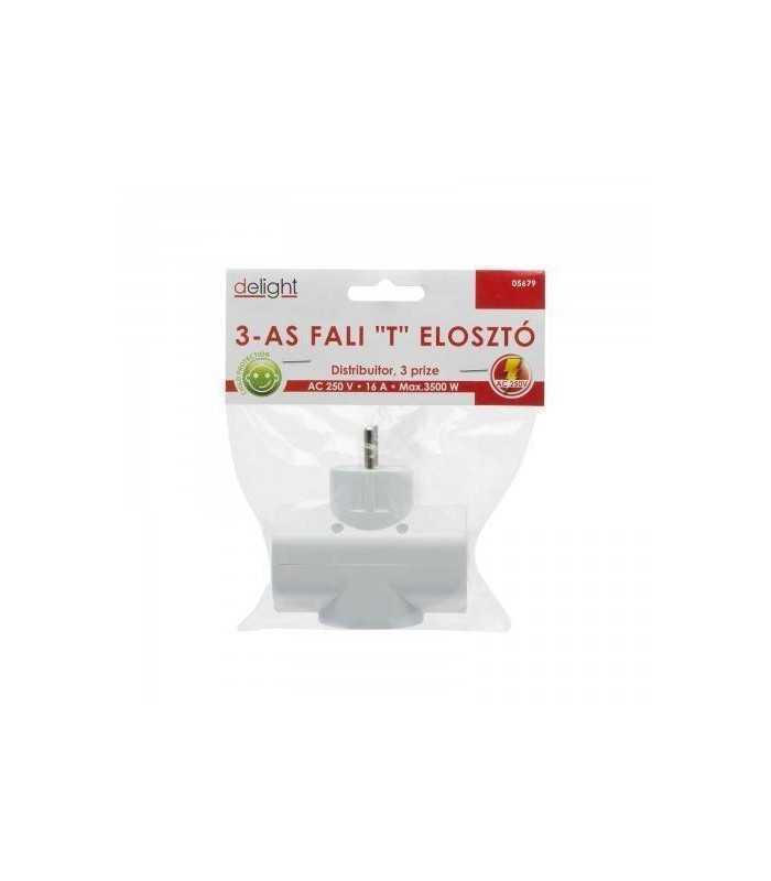 distribuitor triplu t schuko la 3 schuko 3500w 16a protectie copii delight 3