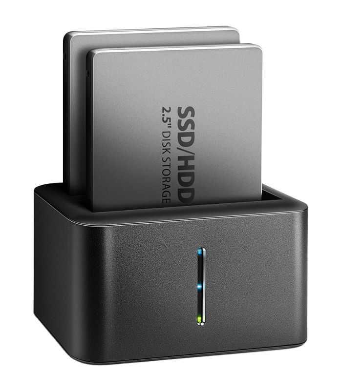 Docking station/clonare AXAGON ADSA-D25 CLONE MINI SuperSpeed USB3.2 5Gbps 2.5" DUAL HDD SSD 6G
