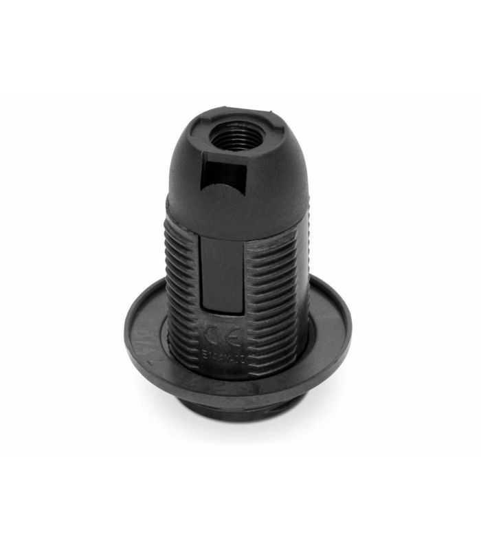 Dulie E14 Plastic Negru Cu Inel Oe 14k Plastrol