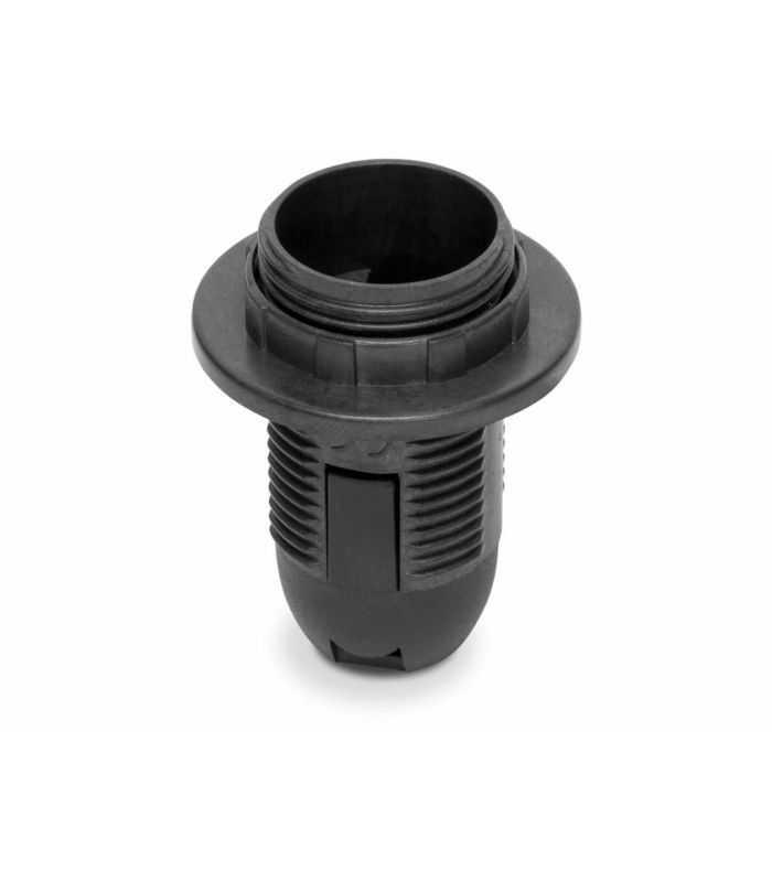 Dulie E14 plastic negru cu inel OE-14K Plastrol