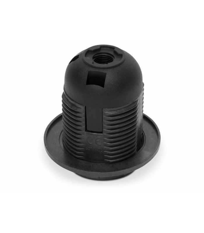 Dulie E27 Plastic Negru Cu Inel Oe 27k Plastrol