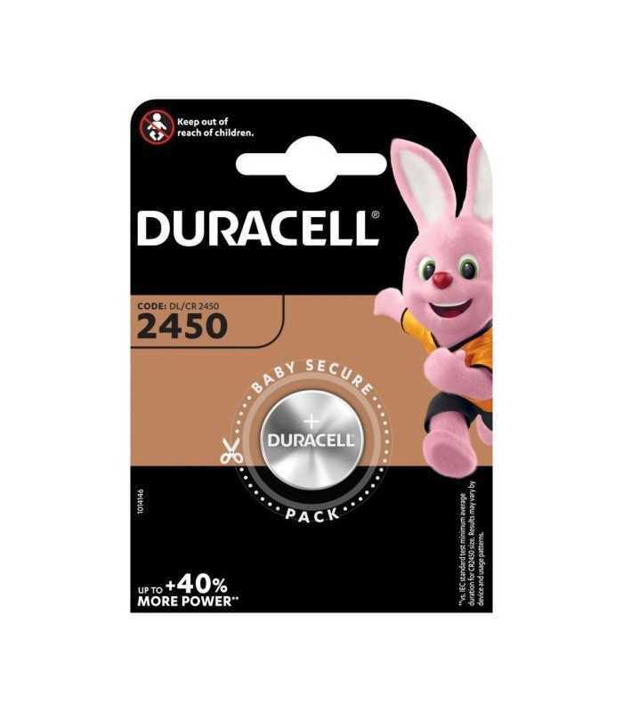 Duracell baterie litiu CR2450 3V diametru 25mm x h5mm 1buc
