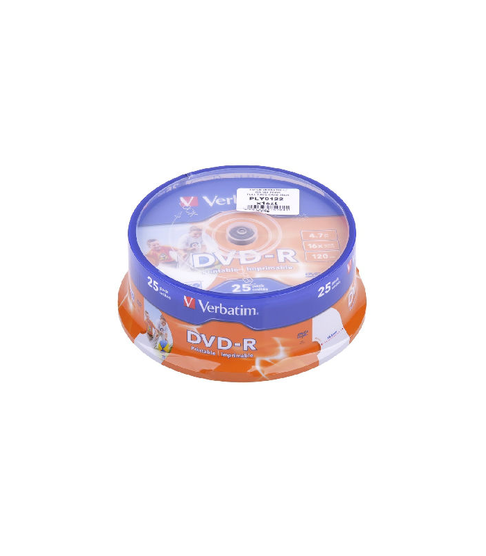 DVD-R 4.7GB 16x printable 25buc