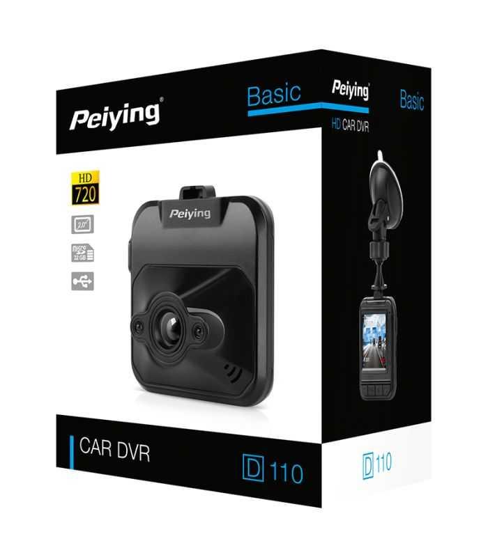 Dvr Auto D110 Hd 3mpx 120 Grade Peiying Basic Py Dvr002
