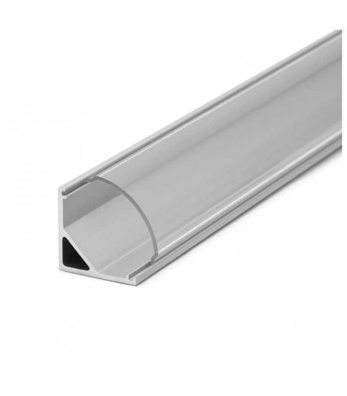 ecran transparent pentru profil aluminiu banda led 2m phenom lighting 1