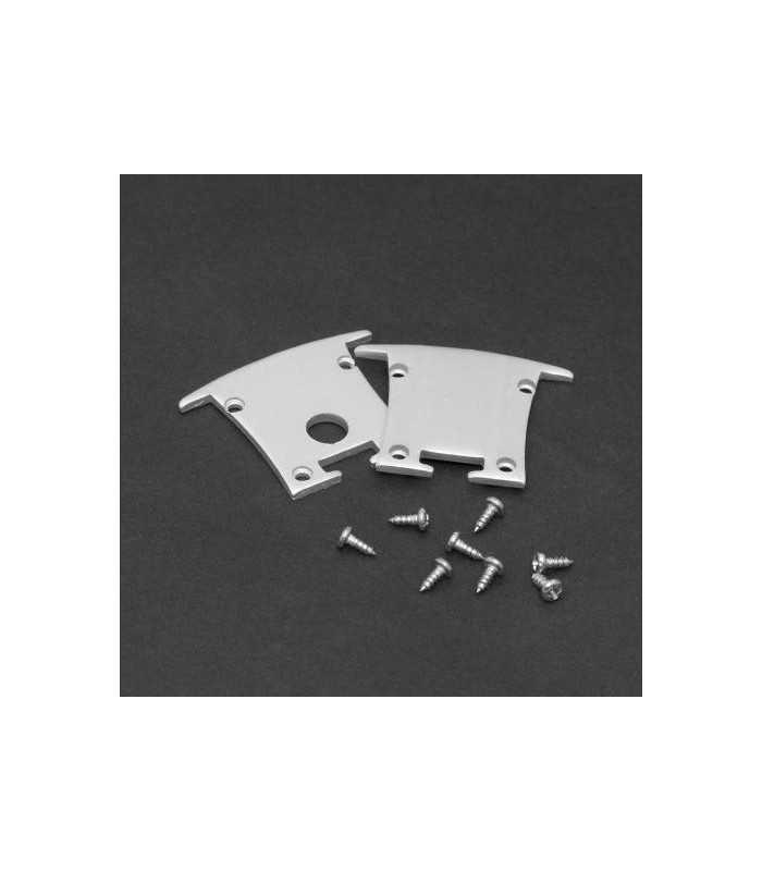 Element de inchidere pentru profiluri LED din aluminiu 2buc PHENOM