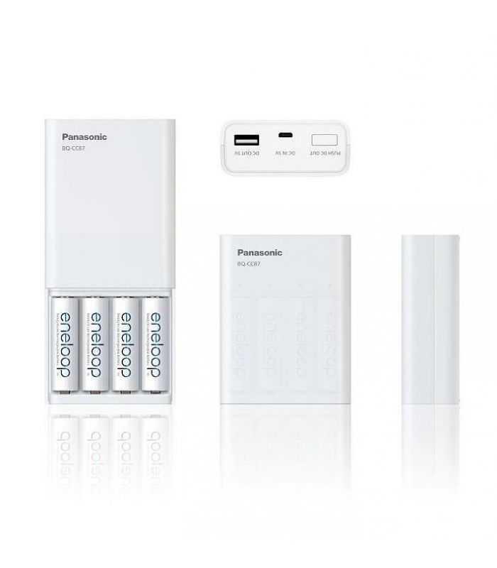 eneloop incarcator usb boster include acumulatori 4x aar6 1900mah panasonic k kj87mcc40usb 1