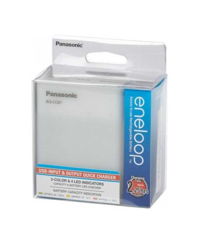 eneloop incarcator usb boster include acumulatori 4x aar6 1900mah panasonic k kj87mcc40usb 4
