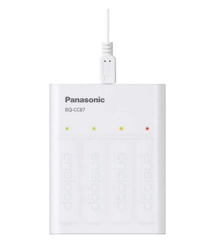 Eneloop Incarcator USB & boster include acumulatori 4x AA(R6) 1900mAh Panasonic K-KJ87MCC40USB