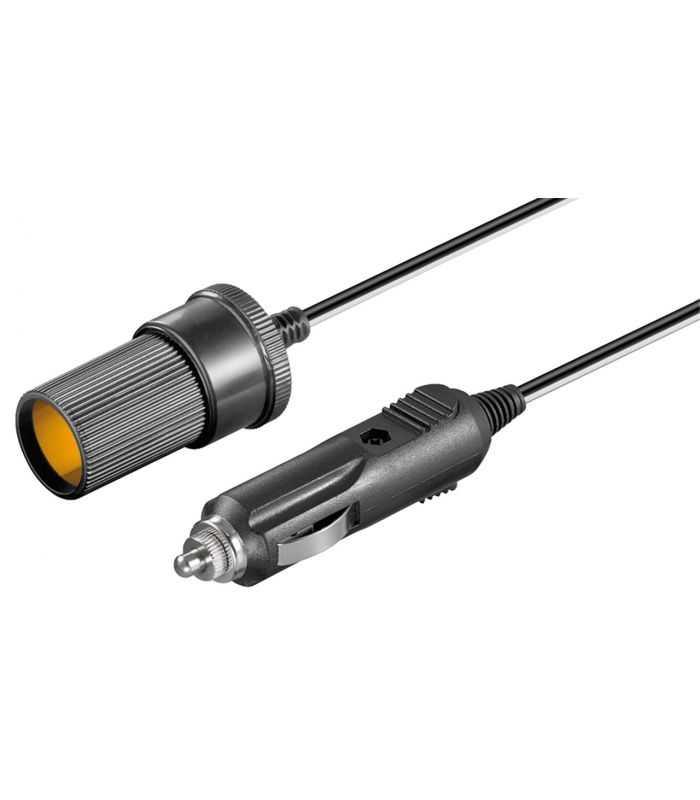 Extensie Bricheta Auto 12v Tata Mama 2m 2x05mm2 Cu Siguranta 25a Goobay 11425