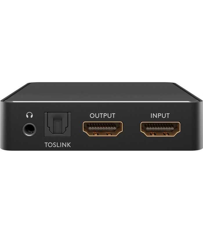 Extractor Audio Hdm 4k 30hz V14 Hdmi Toslink Jack 35 Mm Audio Casti Goobay 58469