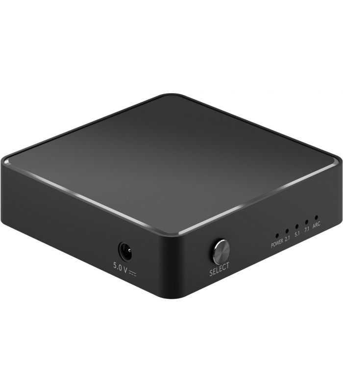 Extractor Audio Hdm 4k 30hz V14 Hdmi Toslink Jack 35 Mm Audio Casti Goobay 58469