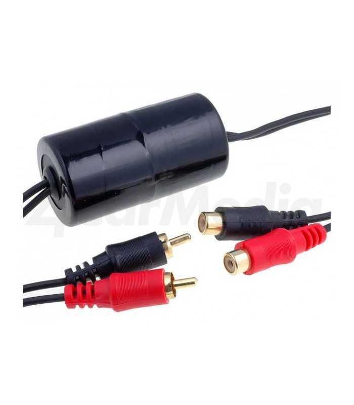 Filtru antiparazitar auto atenuare 2x RCA-2x RCA 4CarMedia