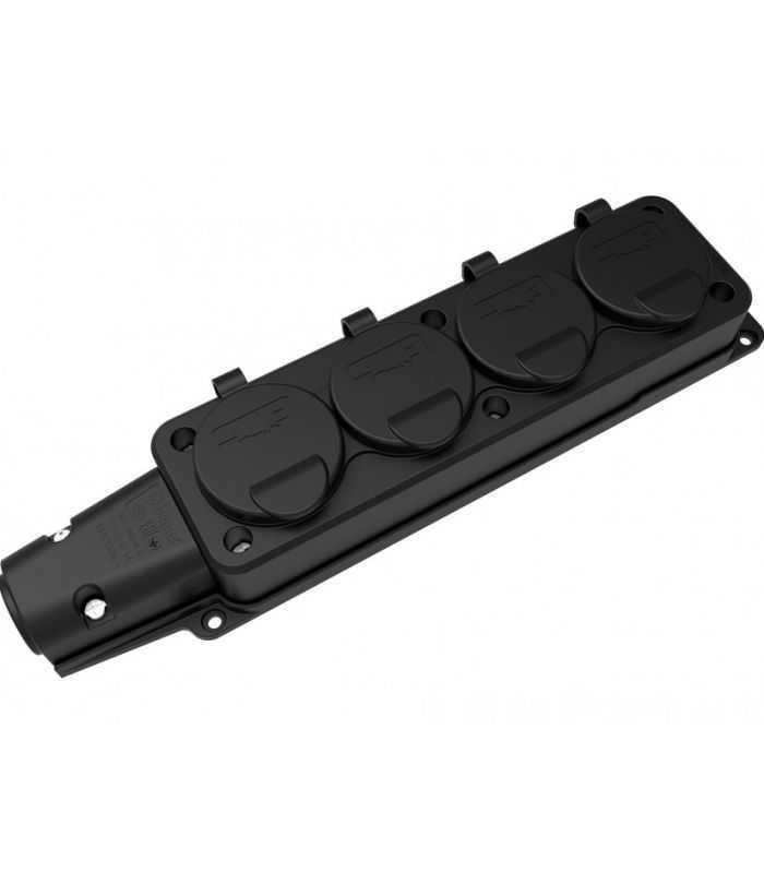 Fisa SCHUKO cauciuc cu capac Bemis BK1-1402-3614 2P+E 4 iesiri 16A 250V IP54