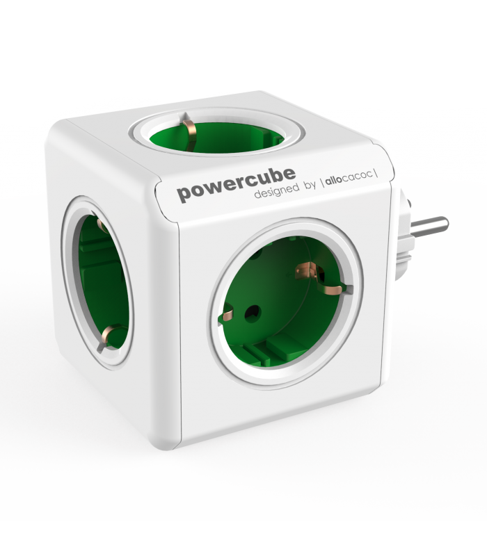 Fisa sub forma de cub 5 prize Schuko Allocacoc