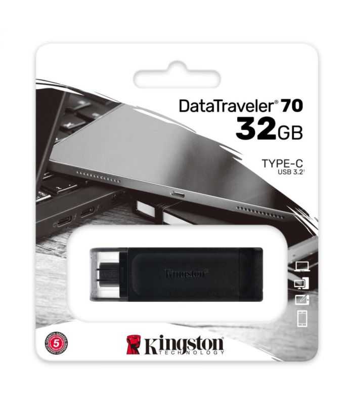 FLASH DRIVE 32GB DT70 USB 3.2 Type C KINGSTON