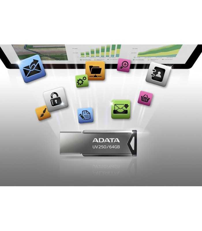 flash drive 64gb usb 20 uv250 adata 5