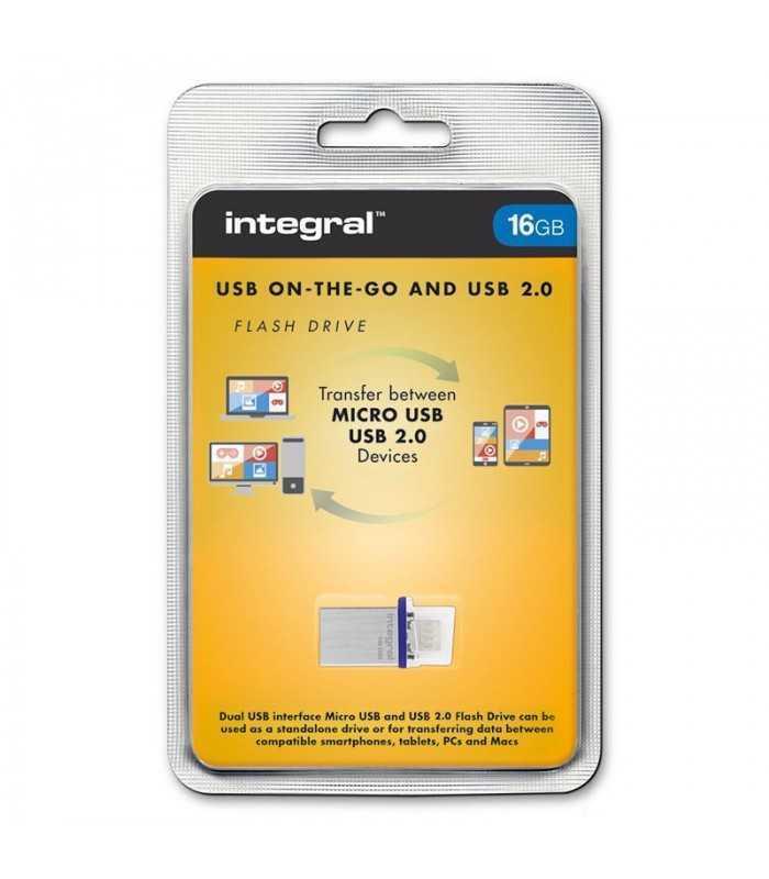 flash drive usb 20 16gb micro usb otg integral 1