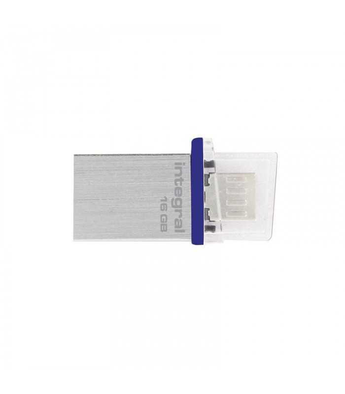Flash Drive USB 2.0 16GB +micro USB OTG INTEGRAL