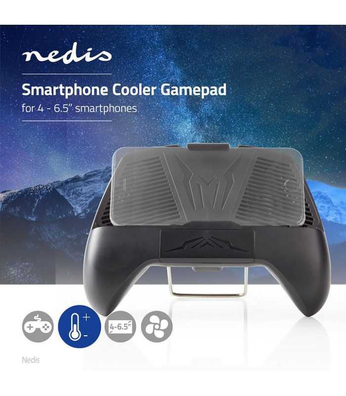 Gamepad Pentru Smartphone Cooler Compatibil Cu Display 4 63 Negru Nedis