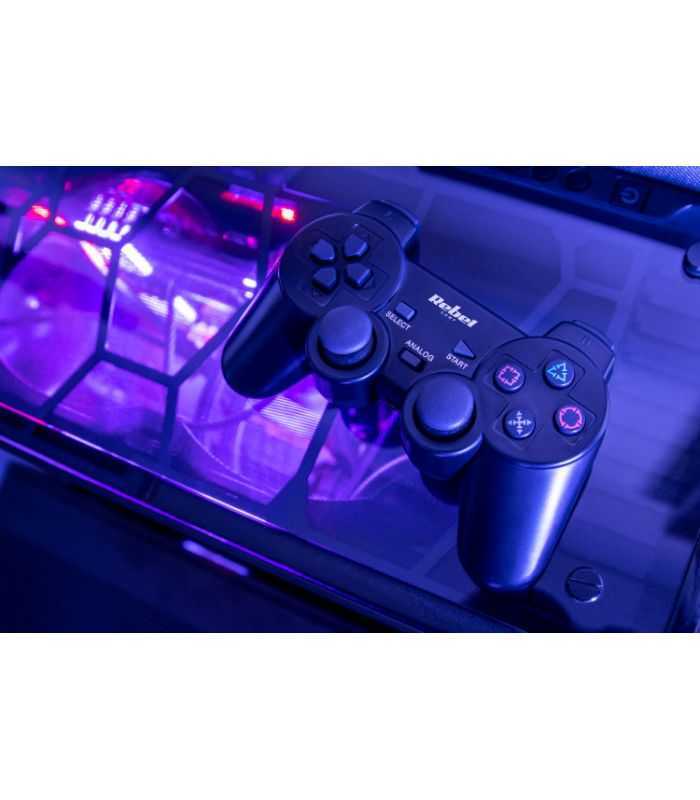 Gamepad Wireless Dual Shock Pc Ps3 Rebel