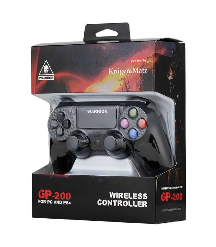 Gamepad Wireless Ps4 Pc Krugermatz Km0771