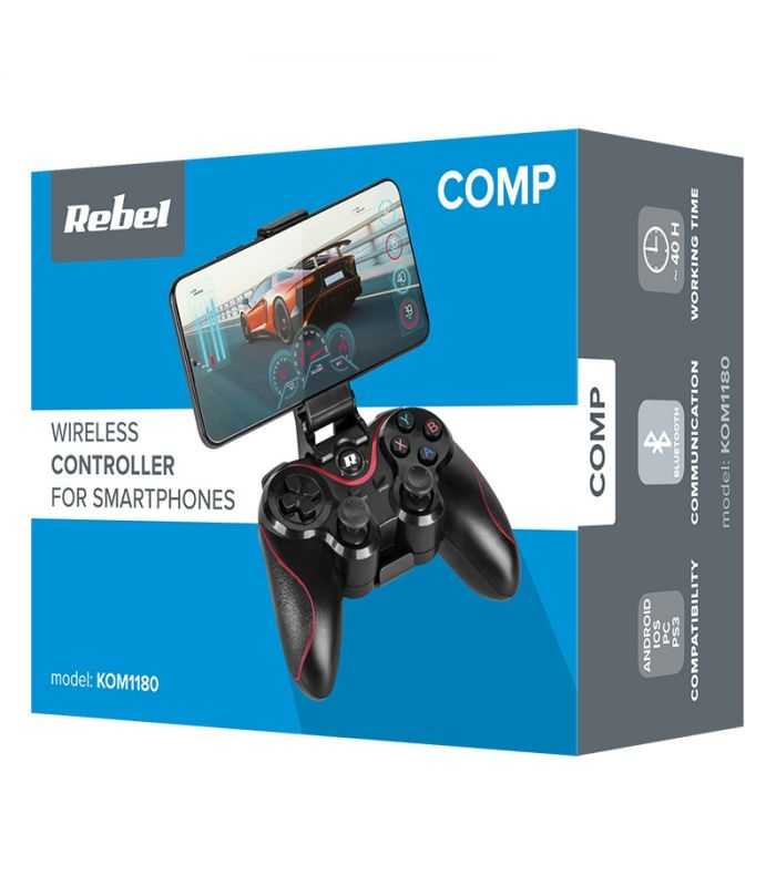 Gamepad Wireless Smartphone Rebel Kom1180