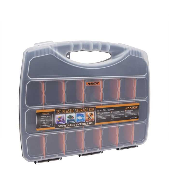 Geanta din plastic pentru accesorii 15" 380x310x60mm HANDY 10965