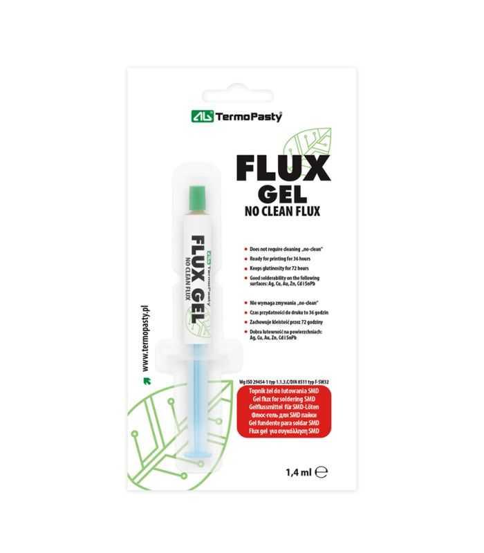 gel flux 14cm3 pentru asamblarea componentelor smd si reparatii ag termopasty 1