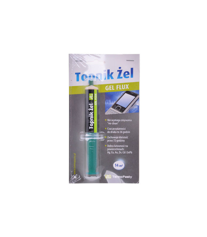 Gel flux 14cm3 pentru suprafete din Ag Cu Au Zn Cd si SnPb AG TermoPasty
