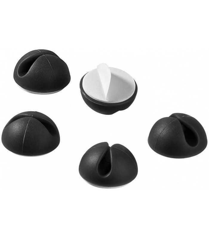 ghidaj cablu pentru birou 5buc set negru goobay 1