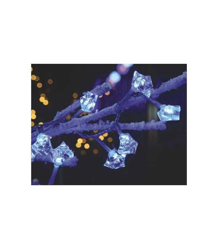 ghirlanda electrica luminoasa decorativa forma diamant 20 led albe lumina rece cablu transparent well 2