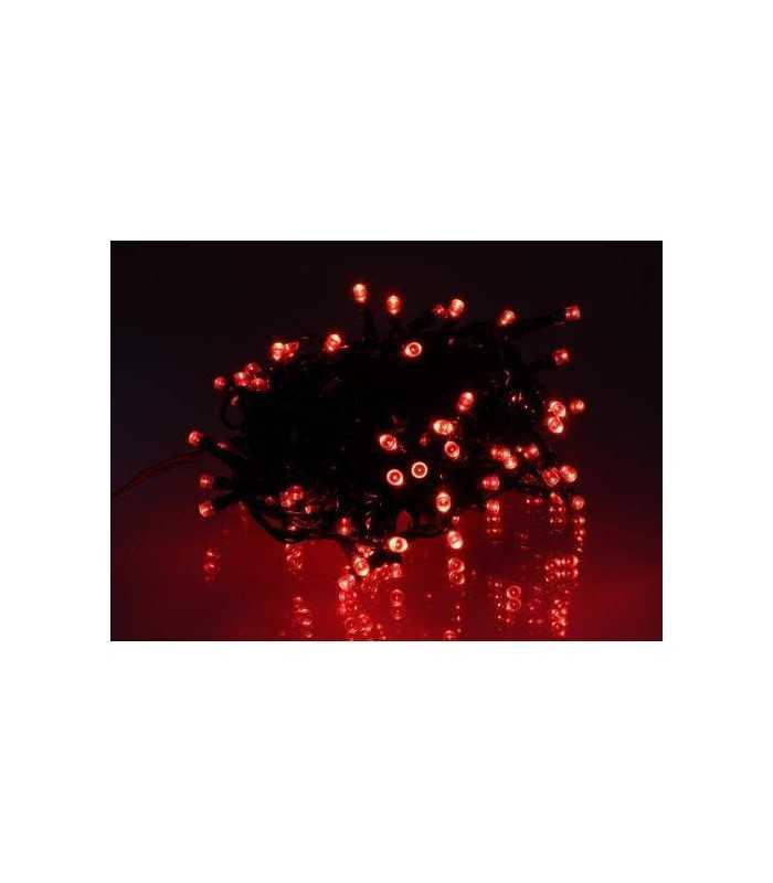 Ghirlanda luminoasa 100 LED-uri rosii cu jocuri de lumini WELL