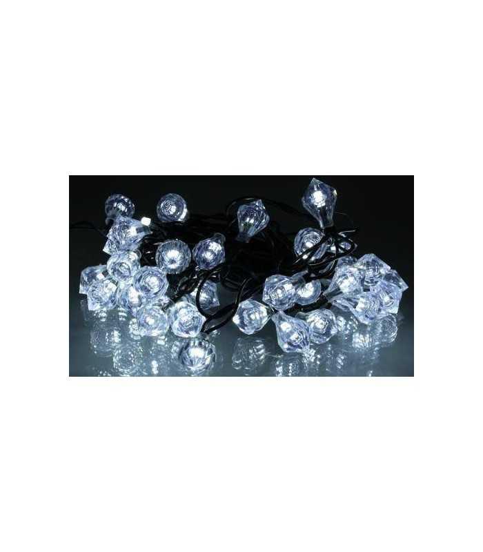 ghirlanda luminoasa forma de diamant 40 led uri albe lumina rece well 3