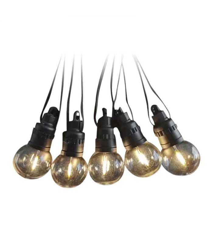 Ghirlanda SOLARA LED 10x 0.5W 12m 3000K IP44 3.7V 1200mAh V-Tac SKU-7804