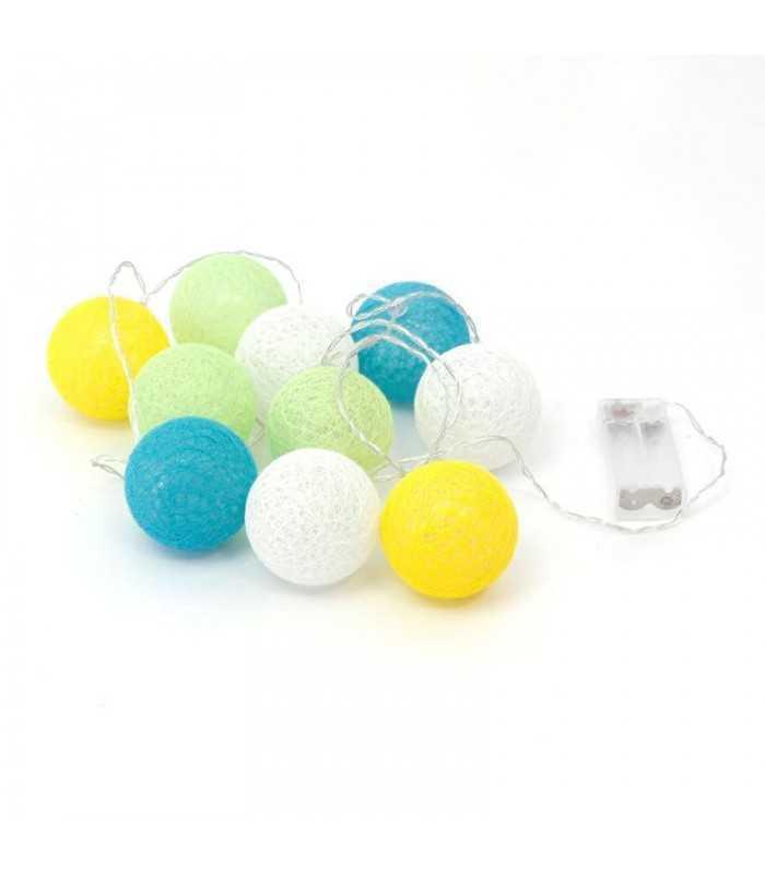 globuri colorate iluminate led alb cald decorativ platinet set 10buc 6cm 165m 2x aa 3v 1
