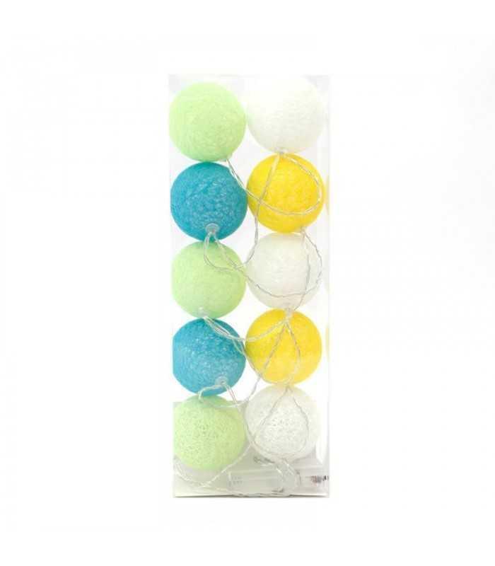 globuri colorate iluminate led alb cald decorativ platinet set 10buc 6cm 165m 2x aa 3v 2